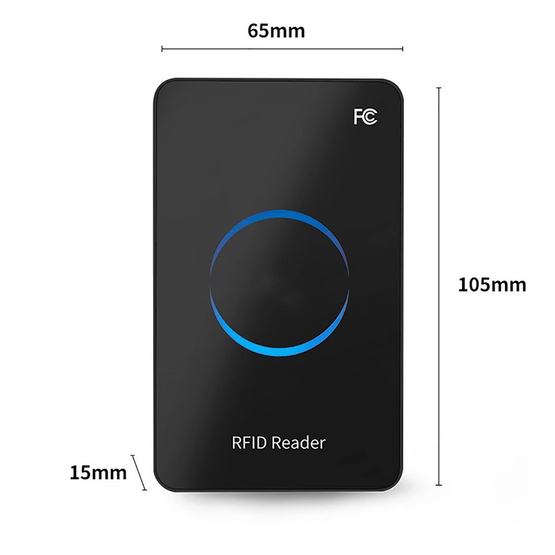 RFID Card Reader, UHF USB Desktop Reader Writer 915MHz Frequency,