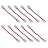 10pcs COB Strip Light Connector Professional Double Head 8mm 2