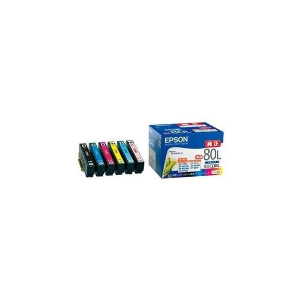 Epson ds-2167757 IC6CL80L Ink Cartridge 6 Colors