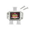F-Factory FNT-DL2 Antenna 2 Splitter, 4K8K/BS/CS/Terrestrial Digital/CATV Compatible, All Terminal