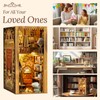 CUTEBEE Book Nook Kit, DIY Miniature House Kit for Adults,