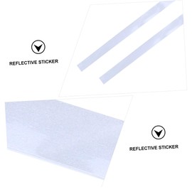 BESPORTBLE 12pcs Reflective Tape Strips for Tachometers Silver Reflective Stickers for Speedometer Waterproof and Easy to Apply for Digital Photo Tachometers