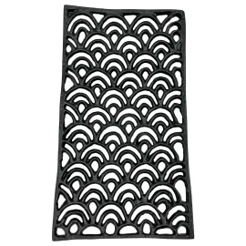 Bergamo Art Decorative Handmade Aluminum Square Planter in Black