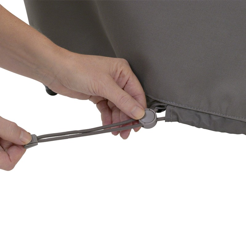 Classic Accessories Ravenna Water-Resistant 38 Inch Rectangular Patio Ottoman/Table Cover