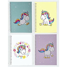A6 Unicorn Spiral Bound Book Notebook Notepad