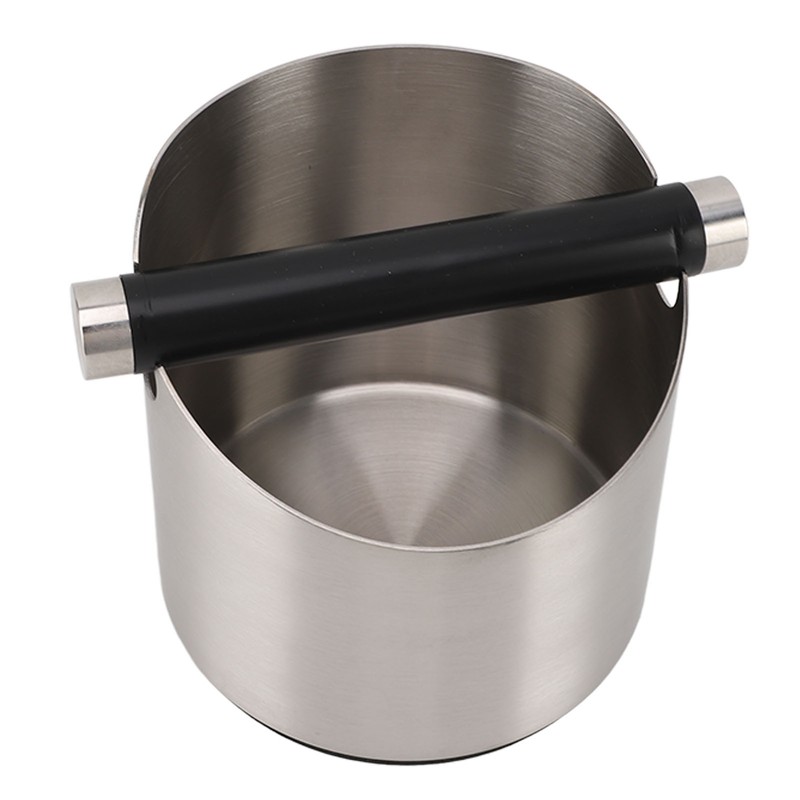 Stainless Steel Coffee Grounds Knock Box Coffee Knock Box with