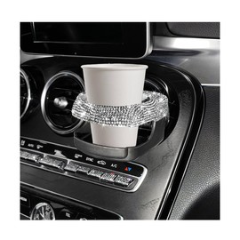 JNNJ Auto Becherhalter Universal, Becherhalter Getränkehalter Auto Lüftung, Getränkehalter Autos Lüftung Verstellbarer Becherhalter Autos, Getränkehalter Auto, Getränkehalter-Auto(Weiß)