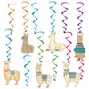 Llama Hanging Swirls (12 Pcs) - 1 Pack