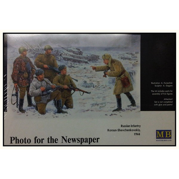 1/35 "Photo In The Newspaper" - Russian Infantry, Korsun-Shevchenkovskiy 1944 - 5 Figures