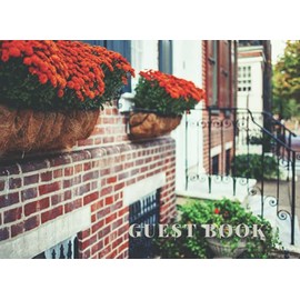Guest Book: Vacation Holiday Historic Home Rental Sign In Book