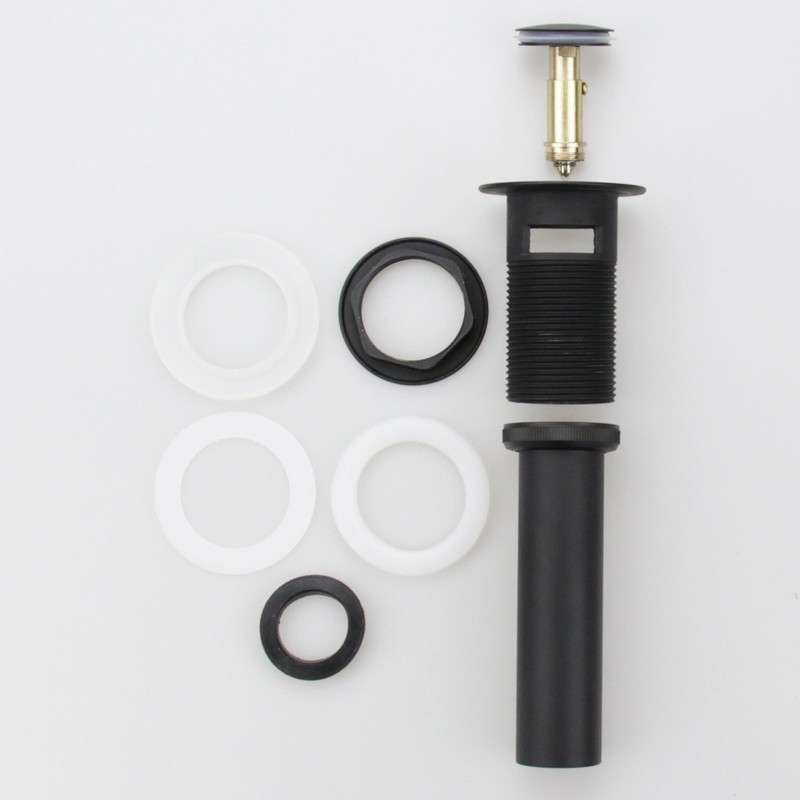 Pop Up Drain Stopper with Overflow, Bathroom Lavatory Vanity Vessel