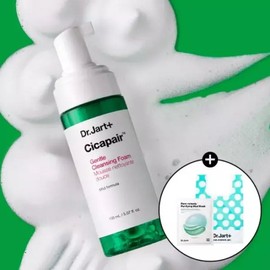 Dr. Jart Cicapair Gentle Cleansing Foam 150ml (& Cream 7ml x 2), 2 pieces / 시카페어 젠틀 클렌징 폼 150ml (&크림 7mlx2), 2개