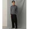 nano universe "pill-less knit" Fine Gauge Crew Neck, top grey