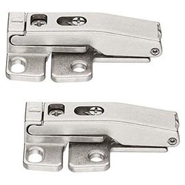 Pack of 2 – Adjustable Flap Hinge Centre Hinge for Senso Flap Fittings | Middle Strap for Flaps Made of Wood and Aluminium | Nickel Plated Steel | Furniture Fittings from GedoTec®
