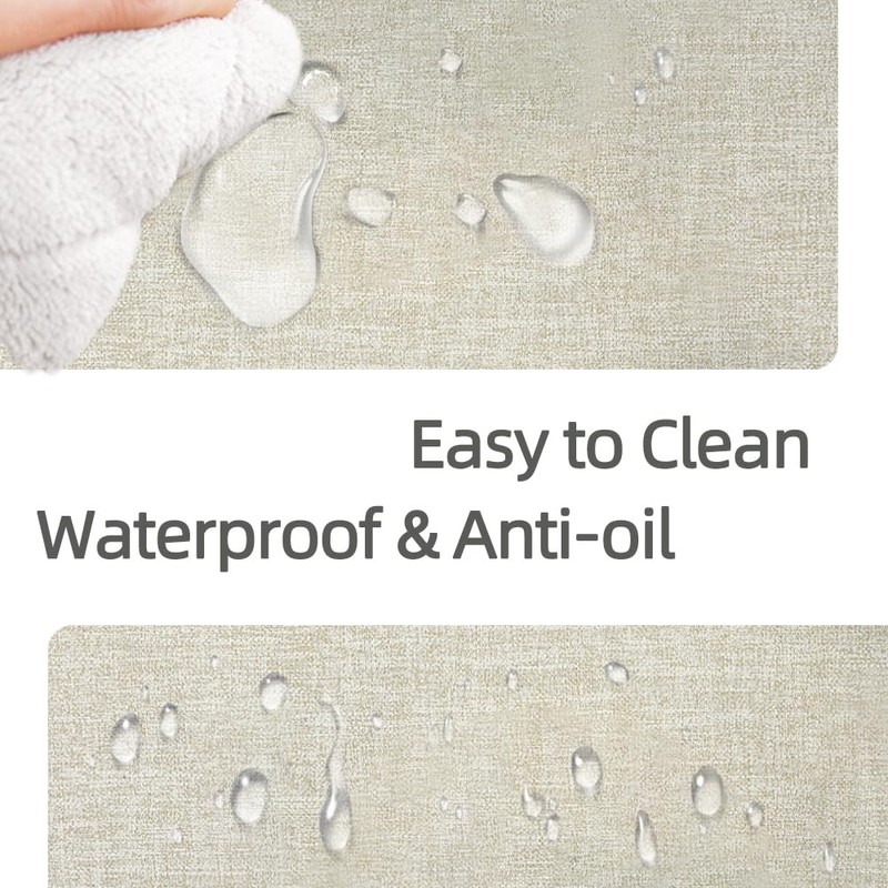 Leather Placemats and Coaster Sets 6, Large Table Mats, Waterproof