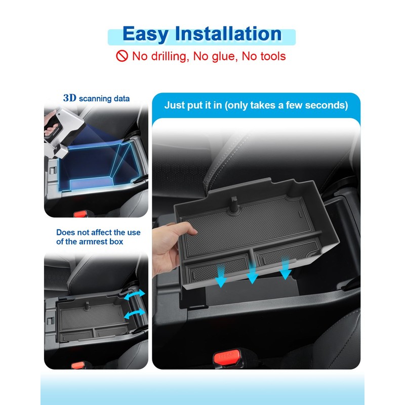 Coleya 2024 2025 Crosstrek Center Console Organizer for Subaru Crosstrek