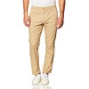 WT02 mens Long Basic Stretch Skinny Chino Casual Pants, Light