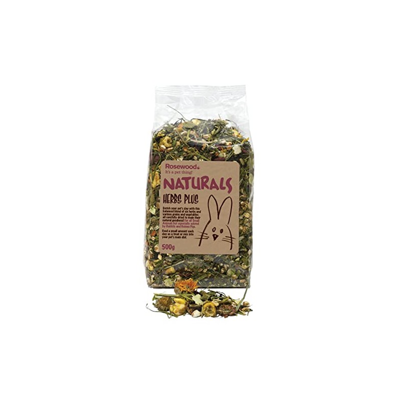 Naturals Rosewood Herb Plus Small Animal Treat (500g)