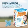 Soft Sip Baby Food Pouch Toppers - 100% Silicone, Dishwasher-Friendly