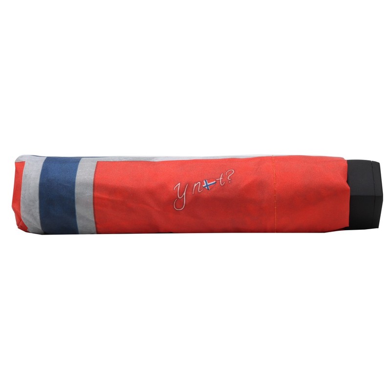 YNOT? Mini Pocket Umbrella Mini Umbrella Manual with Norway Flag,