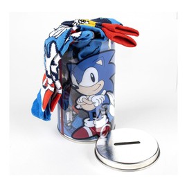 CERDÁ LIFE'S LITTLE MOMENTS Unisex Children's Pack Calcetines 4 Piezas Sonic Socks, Colourful, 31-34, Colourful