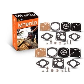 Mtanlo Carburettor Overhaul Repair Kit for Tillotson RK-23HS RK-17HS Husqvarna 61 266 268 272XP 281 181 Jonsered 625 630 Homelite XL SXL915 X-12 Super XL Oleomac 261 350 48 1 482 10