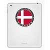 2 x 10cm Copenhagen Denmark Flag Vinyl Sticker Laptop Car
