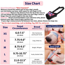 LUCKYPAW Dog Muzzle for Small Medium Large Dogs, Soft Muzzle for Dogs to Prevent Biting Chewing, German Shepherd Muzzle with National Flag Pattern and Hook and Loop, Allows Panting Drinking