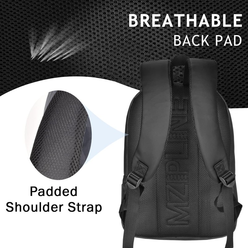 MZIPLINE Backpack Bag With TSA Lock & Key-Smell Proof-Water Resistant