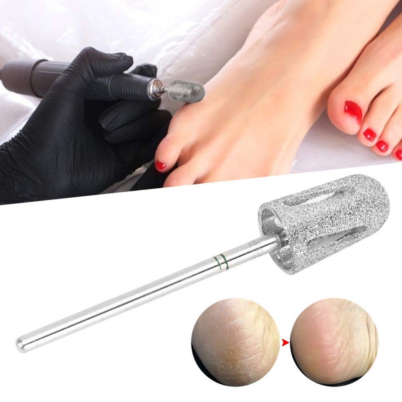 Moofey Pedicure Drill Bits, Stainless Steel Foot Nail Drill Bits