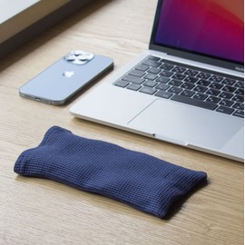 [aso] PC Eye Pillow, Hot Eye Mask, Eye Mask, Red Beans, Thermal Eye Strain, PC-V248 (Light Gray)