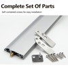MIAO STEWARD Automatic Door Sweeping Aluminum Alloy 36-inch Surface-Mounted Type,
