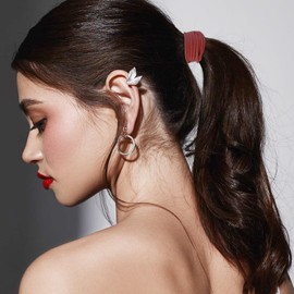 Nogcig Bracelet Hair Ties for Women Girls,20Pcs Boho Hair Tie Bracelets,Elastic Cute Hair Ties No Damage,Thin Hair Bands Ties for Thick Hair Accessories (20pcs Weaving Set)