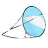 Polyester Taffeta Durable Folding Kayak Wind Sail Transparent Window Canoe