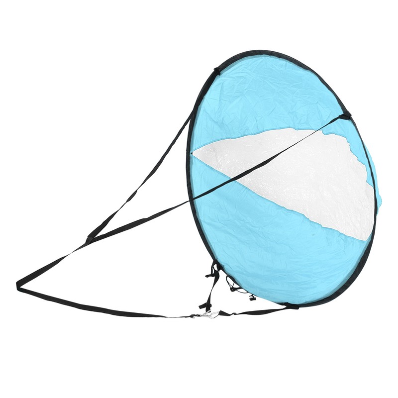 Polyester Taffeta Durable Folding Kayak Wind Sail Transparent Window Canoe