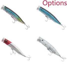 15CM Plastic Popper Topwater Bait with Barbed Floating Fishing Lure for Catching Aggressive or Wild Fish (SM005)