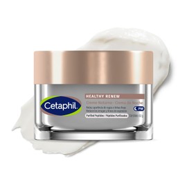 CETAPHIL® HEALTHY RENEW Crema de Noche con Péptidos Purificados 50 g – Reduce líneas finas y arrugas, mejora firmeza y flexibilidad de la piel, Piel Sensible