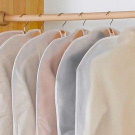 LeLehome See-Through Travel Garment Suit Clothes Covers Bags clothes Organizer Dress Dustproof Storage Zipper Bags Protector, Pack of 5