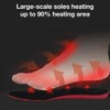 Electric Heated Insoles Rechargeable Winter Foot Warmers with Remote Control