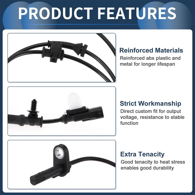 INFINAUTO ABS Wheel Speed Sensor Rear Right ABS Sensor Anti-lock