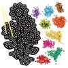 Baker Ross FE198 Sunflower Sequin Art Kits - Pack of