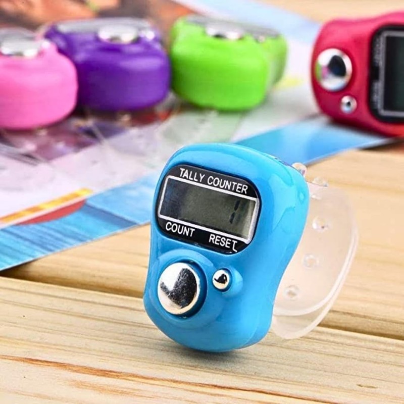 Digital Finger Ring Tally Counter with 5-Digit LCD Display –