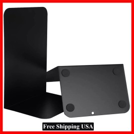 2pcsMetal Book Ends Book Ends Decorative Bookends Book Ends for Shelves Book Hol