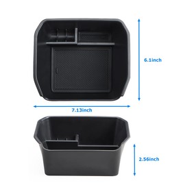 Auovo [Land Rover Defender 90 110 2020 - 2023] Suitable Console Box, Center Console, Storage Box, Car Storage Box, Small Items, Accessories, Car Supplies, Anti-Slip