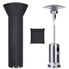 Hualedi Patio Heater Covers with Zipper and Storage Bag,Waterproof,Dustproof,Wind-Resistant,Sunlight-Resistant,Snow-Resistant,Black,89'' Height