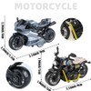 SHDIEHJFMLDH Set of 2 Alloy Motorcycle Toys, Pull Bac Vehicle