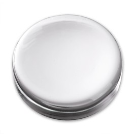 Aderia Crystal Glass Paper Weights Round