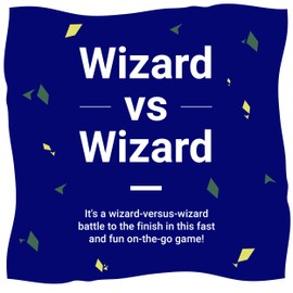 Chronicle Books Alakazam! The Game of Dueling Wizards Fast-Paced and Magical Card Game for Two Players Great for Ages 6+ - Includes Two Fully Contained Game Cards Travel-Ready Game Cards