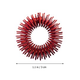 COLLBATH 6 Colorful Finger Massage Rings Hand Reflexology Tool Acupressure Points Stress Reliever for Boys and Girls and Adults Add