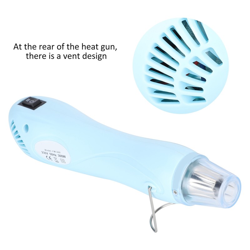 Hot Air Gun Blue DIY DualSpeed Heat Shrinkable Sheet Quick